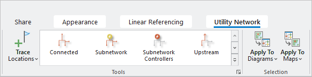 Tools and commands in the Tools group