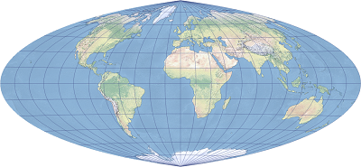 An example of the Eckert-Greifendorff projection