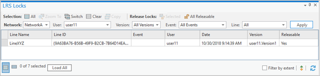 LRS Locks table after apply