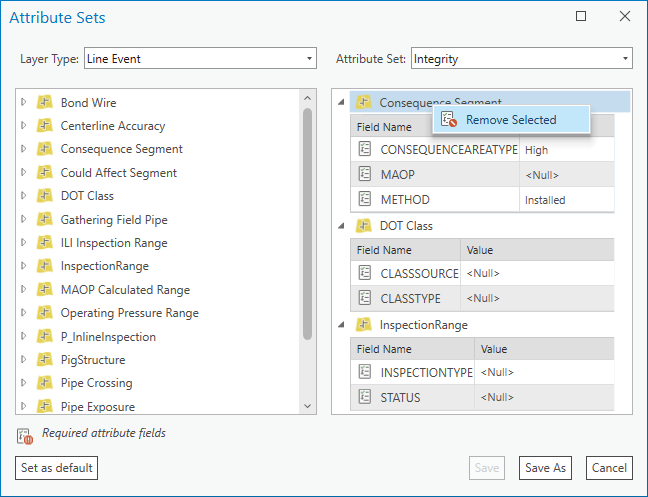 Remove Selected layer or field