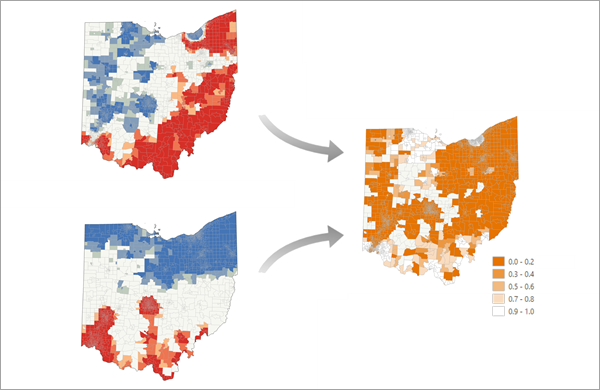 Hot Spot Analysis Comparison Spatial Statistics ArcGIS Pro