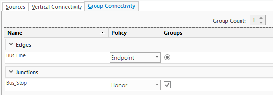 Setting up honor connectivity policy for junctions