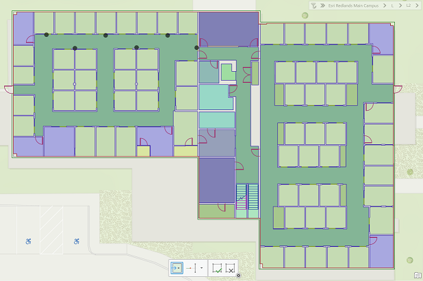 Create beacon features on wall boundaries.