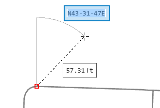 Editing focus of a displayed dimension