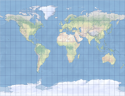 An example of the Gall stereographic projection