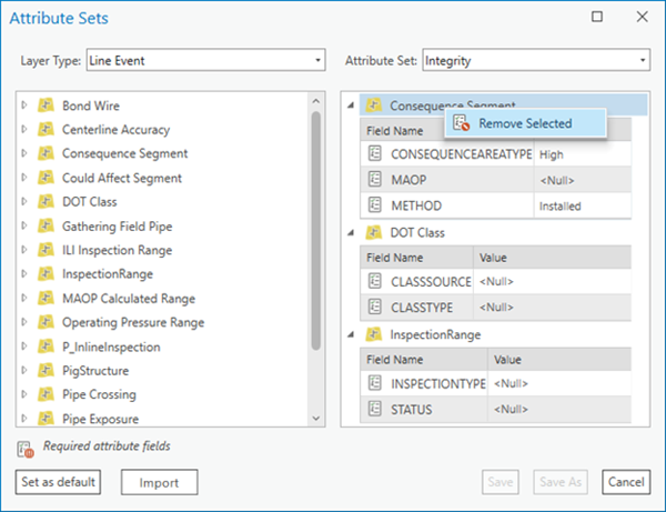 Remove Selected layer or field