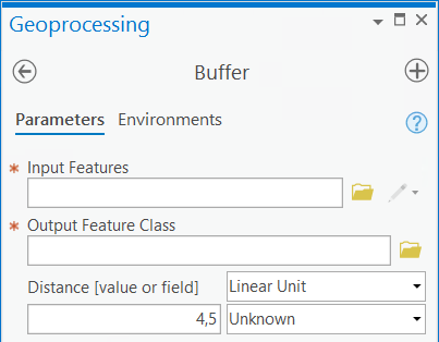 Buffer tool in a German environment