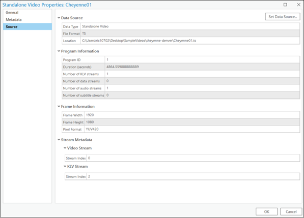 Video layer properties