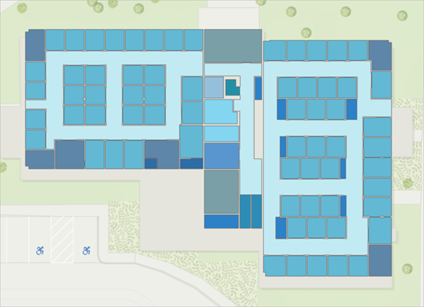 Example of units features in a facility