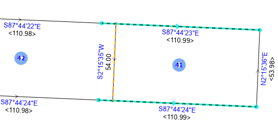 Split parcels by feature