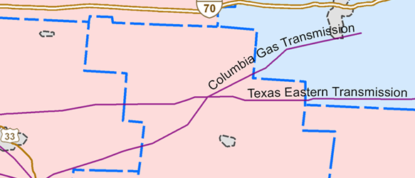 Line connection set with Minimize labels option