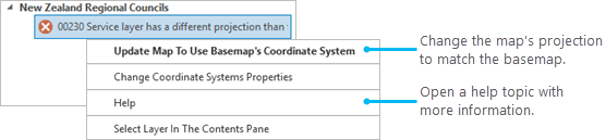 Analyzer message context menu