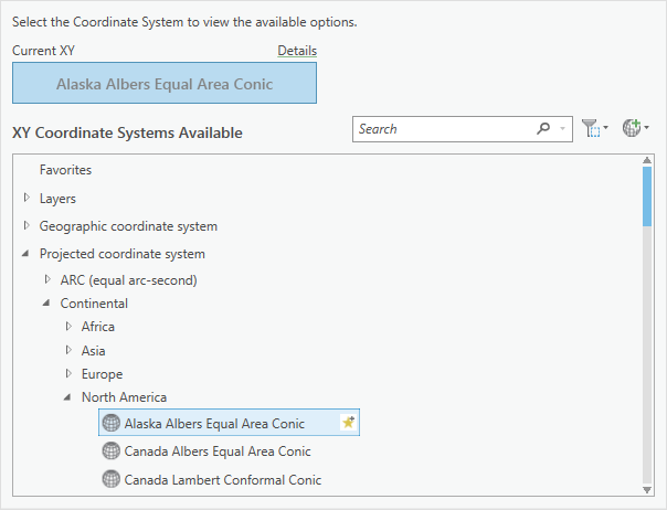 Coordinate System Picker