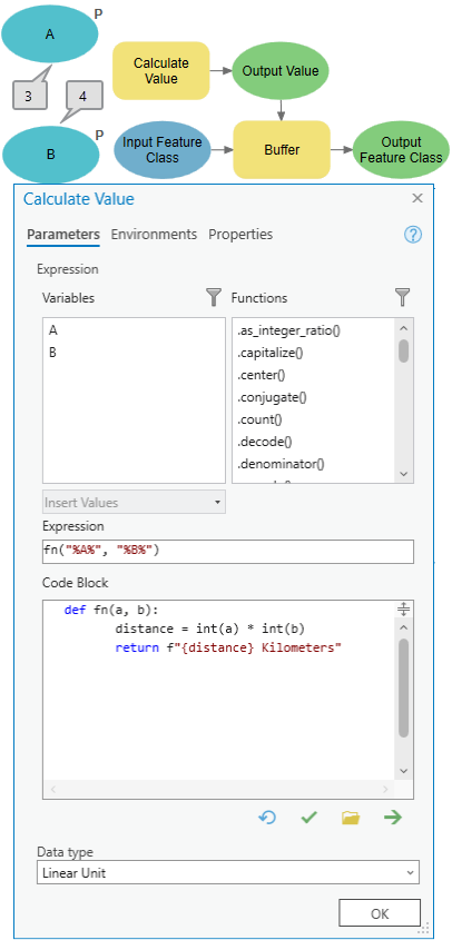 Using Calculate Value output as Buffer distance