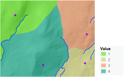 Map of how the territory for the rangers on ATV’s expands