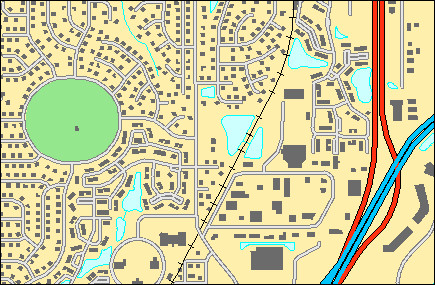 Individual features shown at 1:18,000 scale Individual features shown at 1:18,000 scale