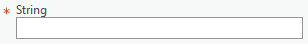 Default String control Default String control