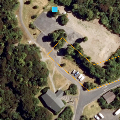 Selected feature on map Selected feature on map