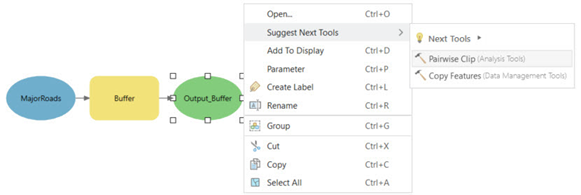 Suggest Next Tools option