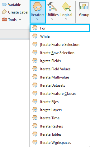Adding the For iterator Adding the For iterator