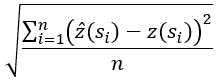 Root Mean Square Error Root Mean Square Error