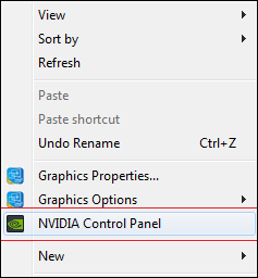 NVIDIA Control Panel NVIDIA Control Panel