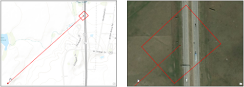 Video footprints on the map Video footprints on the map