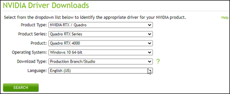 NVIDIA Drive Downloads settings NVIDIA Drive Downloads settings