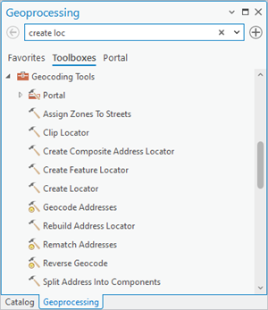 Create Composite Address Locator tool Create Composite Address Locator tool