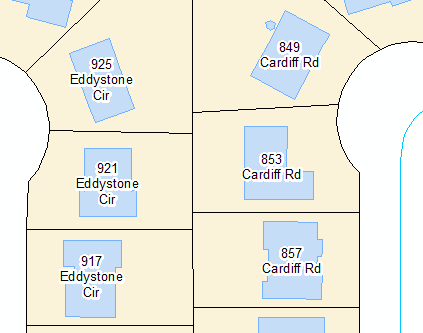 Each parcel or building has a unique address. Each parcel or building has a unique address.