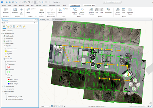 Ortho Mapping view Ortho Mapping view
