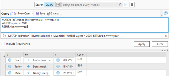 The new query results appear in the investigation. The new query results appear in the investigation.