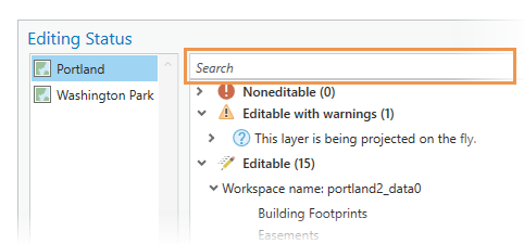Editing Status Editing Status