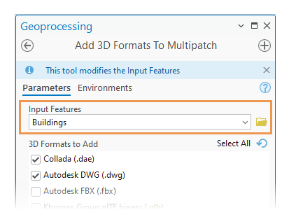 Add 3D Formats To Multipatch Add 3D Formats To Multipatch