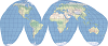 An example of the Goode homolosine map projection An example of the Goode homolosine map projection