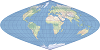 An example of the sinusoidal map projection An example of the sinusoidal map projection