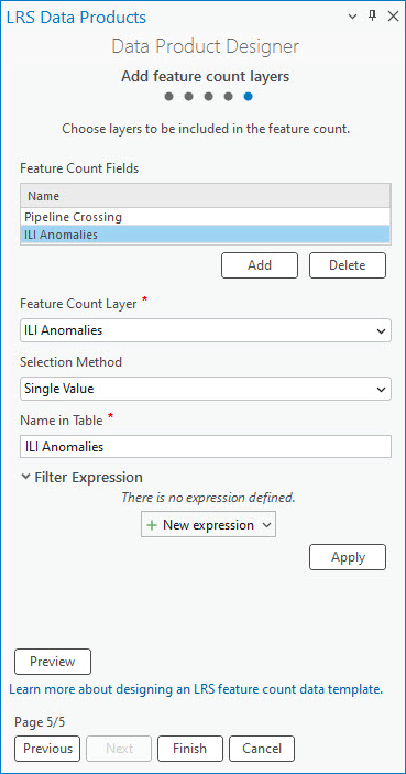 Add a second feature count layer to be included in the feature count data product Add a second feature count layer to be included in the feature count data product