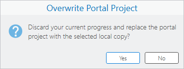 Message regarding confirmation of the overwrite operation Message regarding confirmation of the overwrite operation