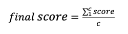 Mean (combination method) Mean (combination method)