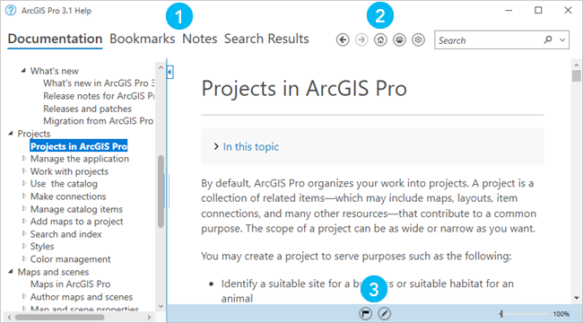 ArcGIS Pro Help viewer ArcGIS Pro Help viewer