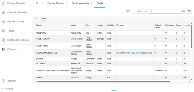 Output of the Generate Schema Report geoprocessing tool Output of the Generate Schema Report geoprocessing tool