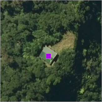 Symbol on building at maximum size Symbol on building at maximum size