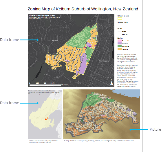 ArcMap layout ArcMap layout