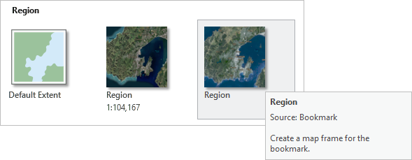 List of Region map frames List of Region map frames
