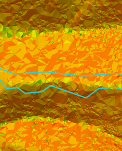A ridge after repair A ridge after repair