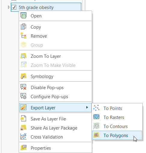 Predict to polygons Predict to polygons