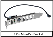 3 pin Mini-Din bracket 3 pin Mini-Din bracket