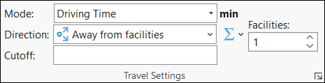 Travel Settings section Travel Settings section