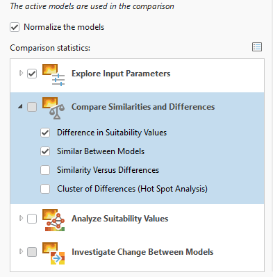 Two statistics have been selected to run Two statistics have been selected to run