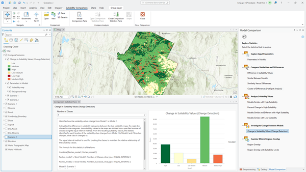 The Comparison Statistics Pane and Explore Statistics pane The Comparison Statistics Pane and Explore Statistics pane